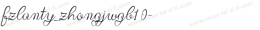 fzlanty_zhongjwgb1 0字体转换
